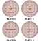 Sweet Cupcakes Set of Lunch / Dinner Plates (Approval)