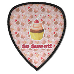 Sweet Cupcakes Iron on Shield Patch A w/ Name or Text