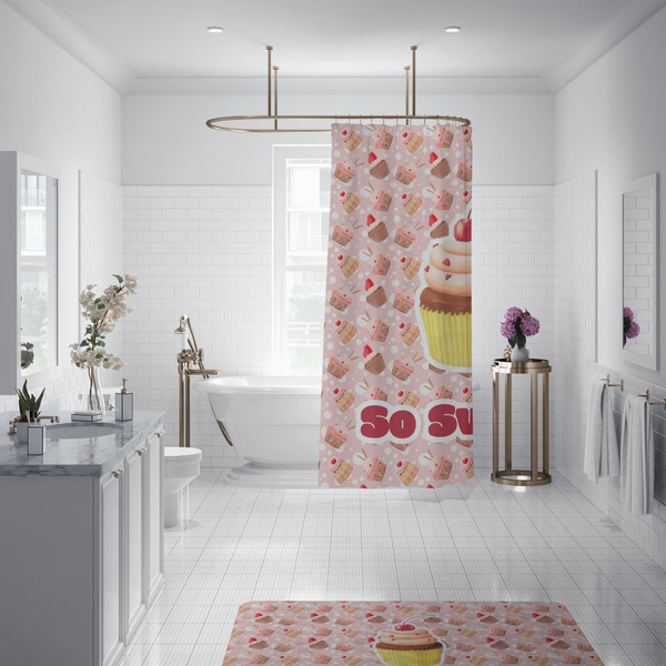 Sweet Cupcakes Shower Curtain - 70"x83"