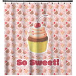Sweet Cupcakes Shower Curtain (Personalized)