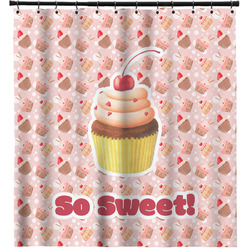 Sweet Cupcakes Shower Curtain (Personalized)