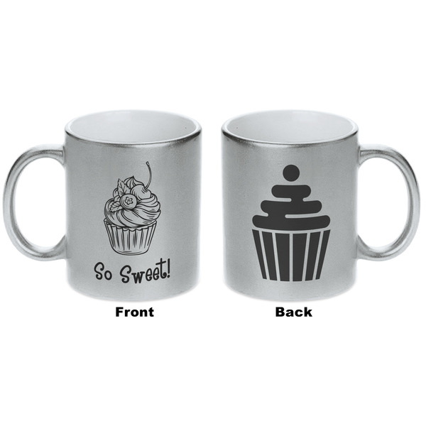 Sweet Cupcakes Silver Mug - Approval