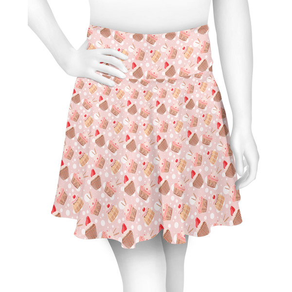 Custom Sweet Cupcakes Skater Skirt - X Small