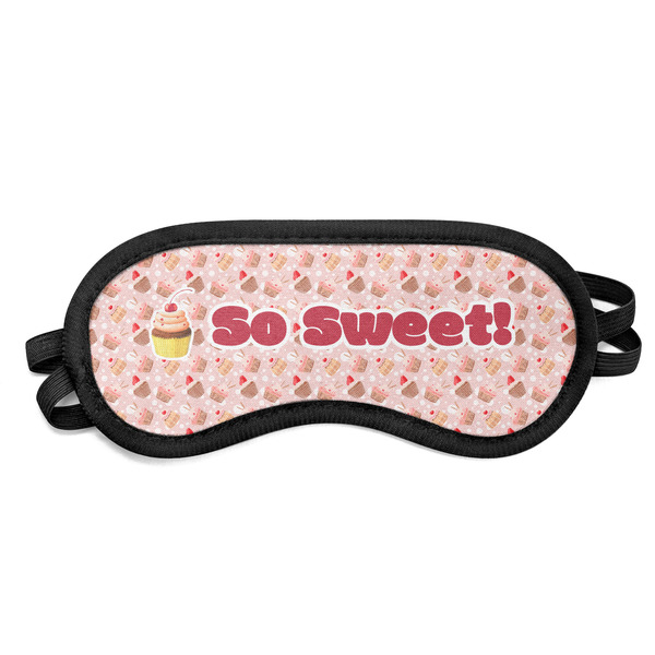 Custom Sweet Cupcakes Sleeping Eye Mask - Small (Personalized)
