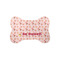 Sweet Cupcakes Bone Shaped Dog Food Mat (Small) (Personalized)