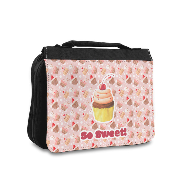 Custom Sweet Cupcakes Toiletry Bag - Small (Personalized)