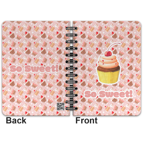 Sweet Cupcakes Spiral Journal 5 x 7 - Apvl