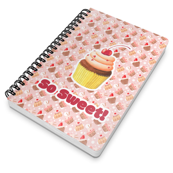 Sweet Cupcakes Spiral Journal 7 x 10 - Main