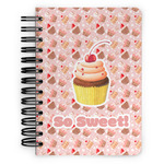 Sweet Cupcakes Spiral Notebook - 5x7 w/ Name or Text