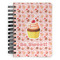 Sweet Cupcakes Spiral Journal Small - Front View