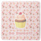 Sweet Cupcakes Square Rubber Backed Coaster w/ Name or Text