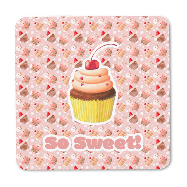 Sweet Cupcakes Square Fridge Magnet - FRONT
