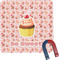 Sweet Cupcakes Square Fridge Magnet (Personalized)