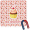 Sweet Cupcakes Square Fridge Magnet w/ Name or Text