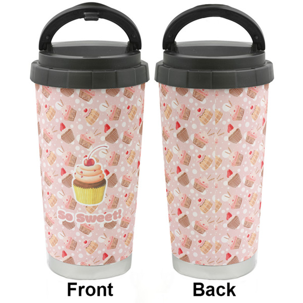 Sweet Cupcakes Stainless Steel Travel Cup - Apvl