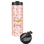 Sweet Cupcakes Stainless Steel Skinny Tumbler - 16 oz (Personalized)