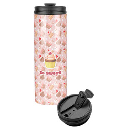 Sweet Cupcakes Stainless Steel Skinny Tumbler (Personalized)