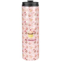 Sweet Cupcakes Stainless Steel Skinny Tumbler - 20 oz (Personalized)