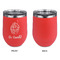Sweet Cupcakes Stainless Wine Tumblers - Coral - Single Sided - Approval