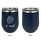 Sweet Cupcakes Stainless Wine Tumblers - Navy - Single Sided - Approval