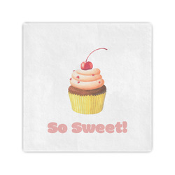 Sweet Cupcakes Standard Cocktail Napkins (Personalized)