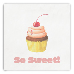 Sweet Cupcakes Paper Dinner Napkins (Personalized)
