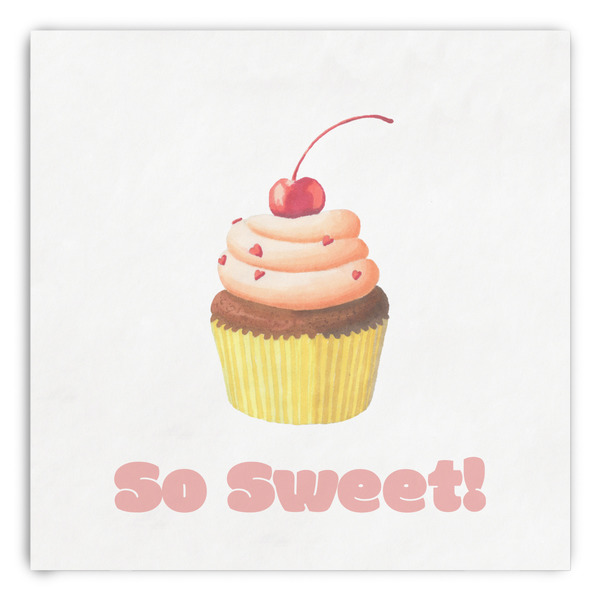 Custom Sweet Cupcakes Paper Dinner Napkins (Personalized)