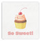 Sweet Cupcakes Paper Dinner Napkin - Front View