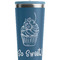 Sweet Cupcakes Steel Blue RTIC Everyday Tumbler - 28 oz. - Close Up
