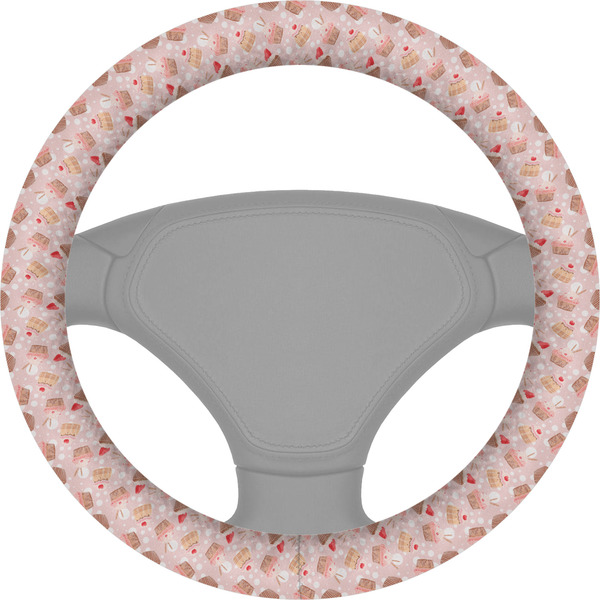 Custom Sweet Cupcakes Steering Wheel Cover