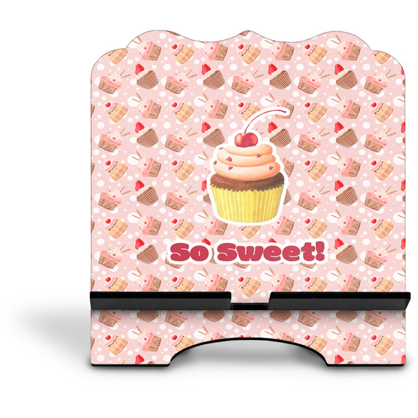Sweet Cupcakes Stylized Tablet Stand - Front without iPad
