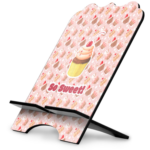 Custom Sweet Cupcakes Stylized Tablet Stand w/ Name or Text