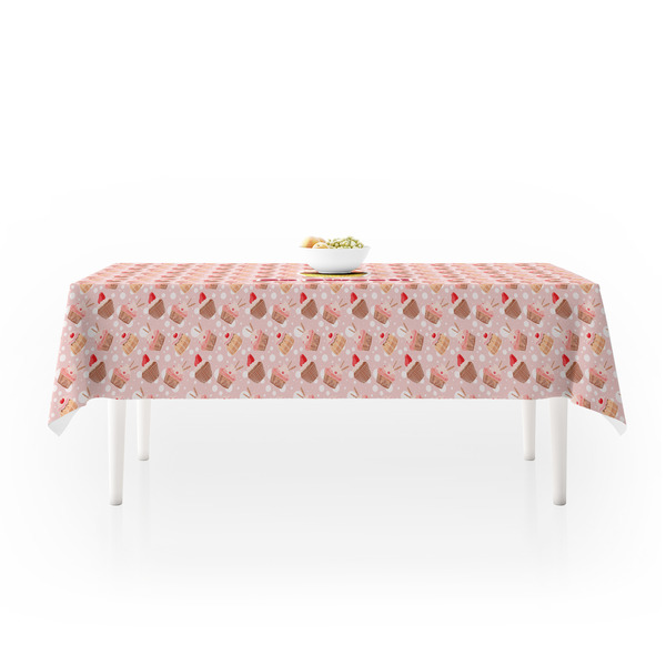 Sweet Cupcakes Tablecloths (58"x102") - LIFESTYLE (side view)