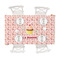Sweet Cupcakes Tablecloths (58"x102") - TOP VIEW (with plates)