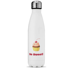 Sweet Cupcakes Water Bottle - 17 oz. - Stainless Steel - Full Color Printing (Personalized)