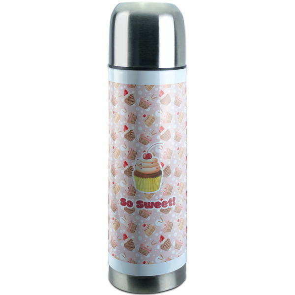 Custom Sweet Cupcakes Stainless Steel Thermos (Personalized)