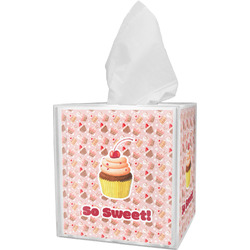 Sweet Cupcakes Tissue Box Cover w/ Name or Text