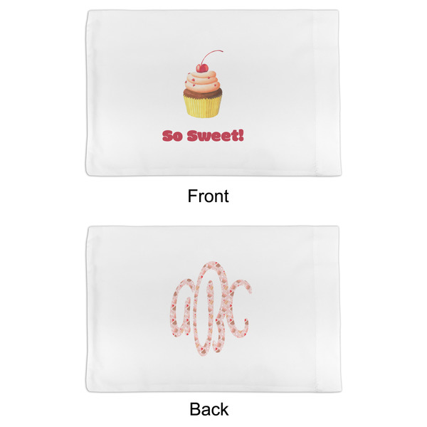 Sweet Cupcakes Toddler Pillow Case - APPROVAL (partial print)