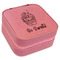 Sweet Cupcakes Travel Jewelry Boxes - Leather - Pink - Angled View