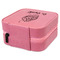 Sweet Cupcakes Travel Jewelry Boxes - Leather - Pink - View from Rear