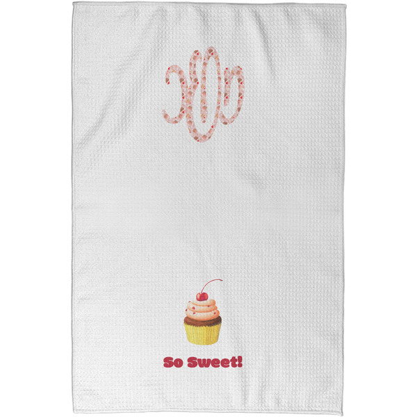 Sweet Cupcakes Waffle Towel - Partial Print - Approval Image