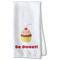 Sweet Cupcakes Kitchen Towel - Waffle Weave - Partial Print (Personalized)