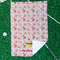 Sweet Cupcakes Waffle Weave Golf Towel - In Context
