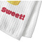 Sweet Cupcakes Waffle Weave Towel - Closeup of Material Image