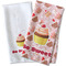 Sweet Cupcakes Waffle Weave Towels - Two Print Styles
