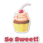 Sweet Cupcakes Graphic Decal - XLarge (Personalized)