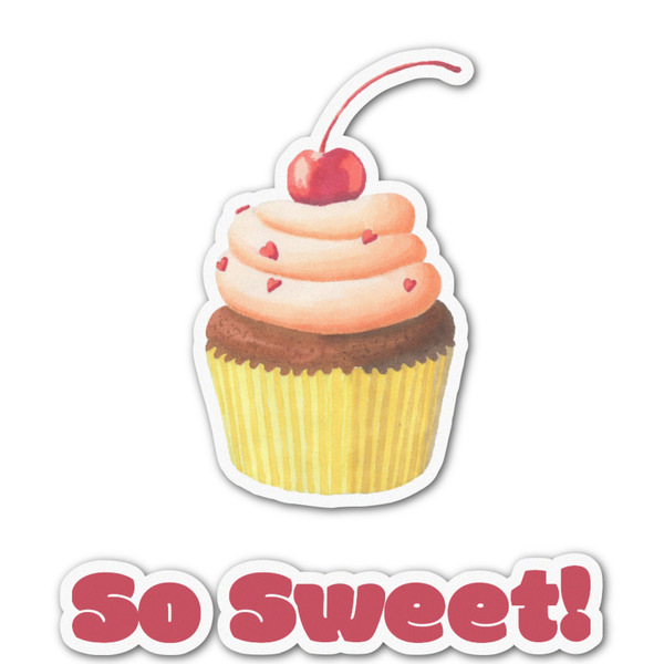 Custom Sweet Cupcakes Graphic Decal - Medium (Personalized)