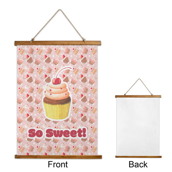 Sweet Cupcakes Wall Hanging Tapestry - Portrait - APPROVAL