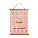 Sweet Cupcakes Wall Hanging Tapestry - Tall (Personalized)