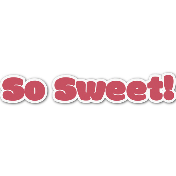 Custom Sweet Cupcakes Name/Text Decal - Large (Personalized)